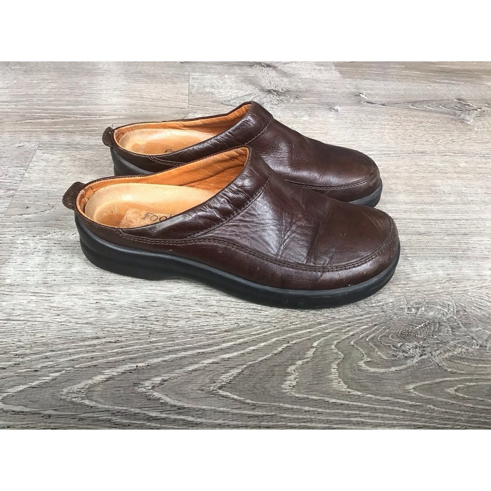 Footprints by Birkenstock Ashby Mules Slides Clogs Brown US L 9 / EU 40